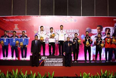 مراسم توزيع مدالهاي روز پاياني مسابقات قهرماني آسيا 2023