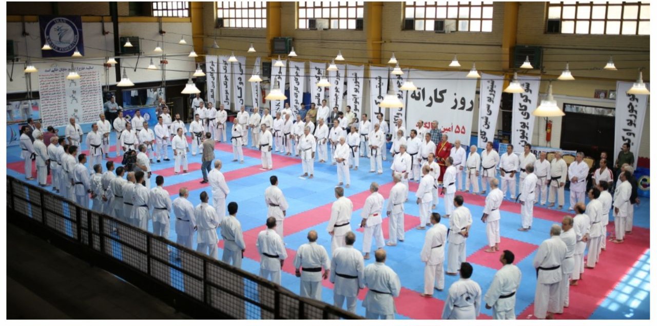 برگزاري همايش و تمرين پيشكسوتان كاراته 