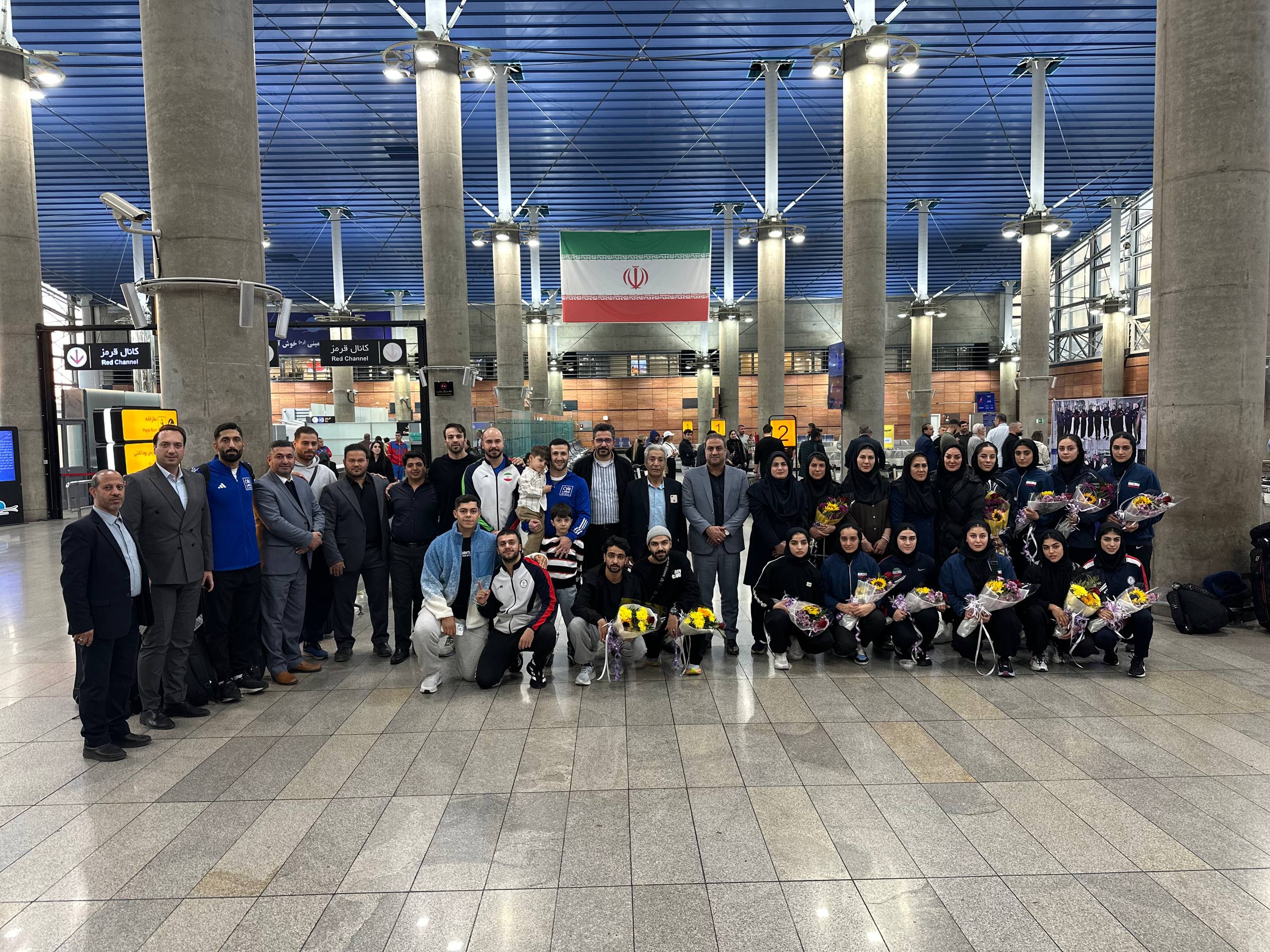 بازگشت تيم ملي كاراته از مسابقات بين‌المللي روسيه