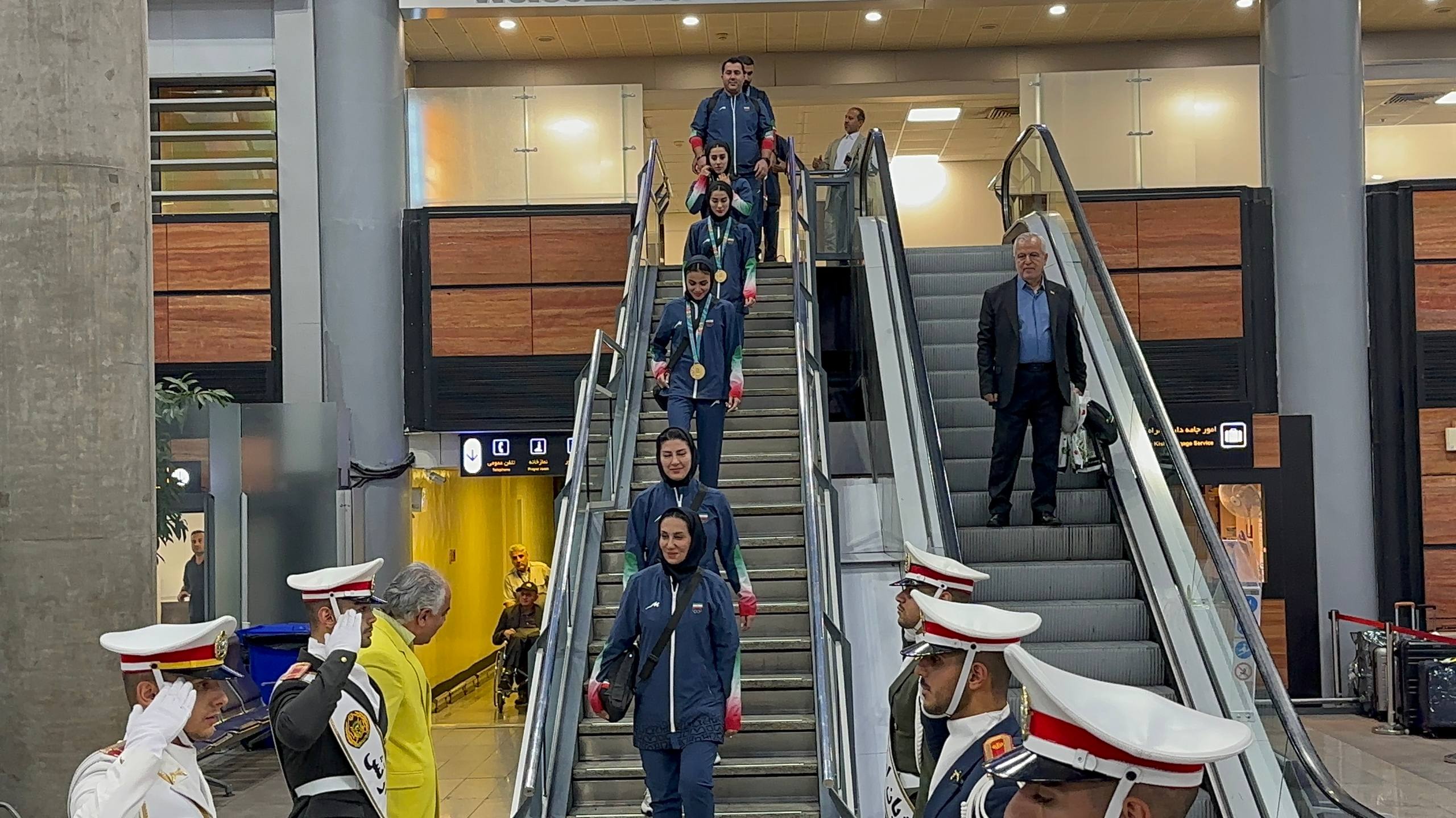 بازگشت تيم‌ملي كاراته از بازي‌هاي كشورهاي اسلامي