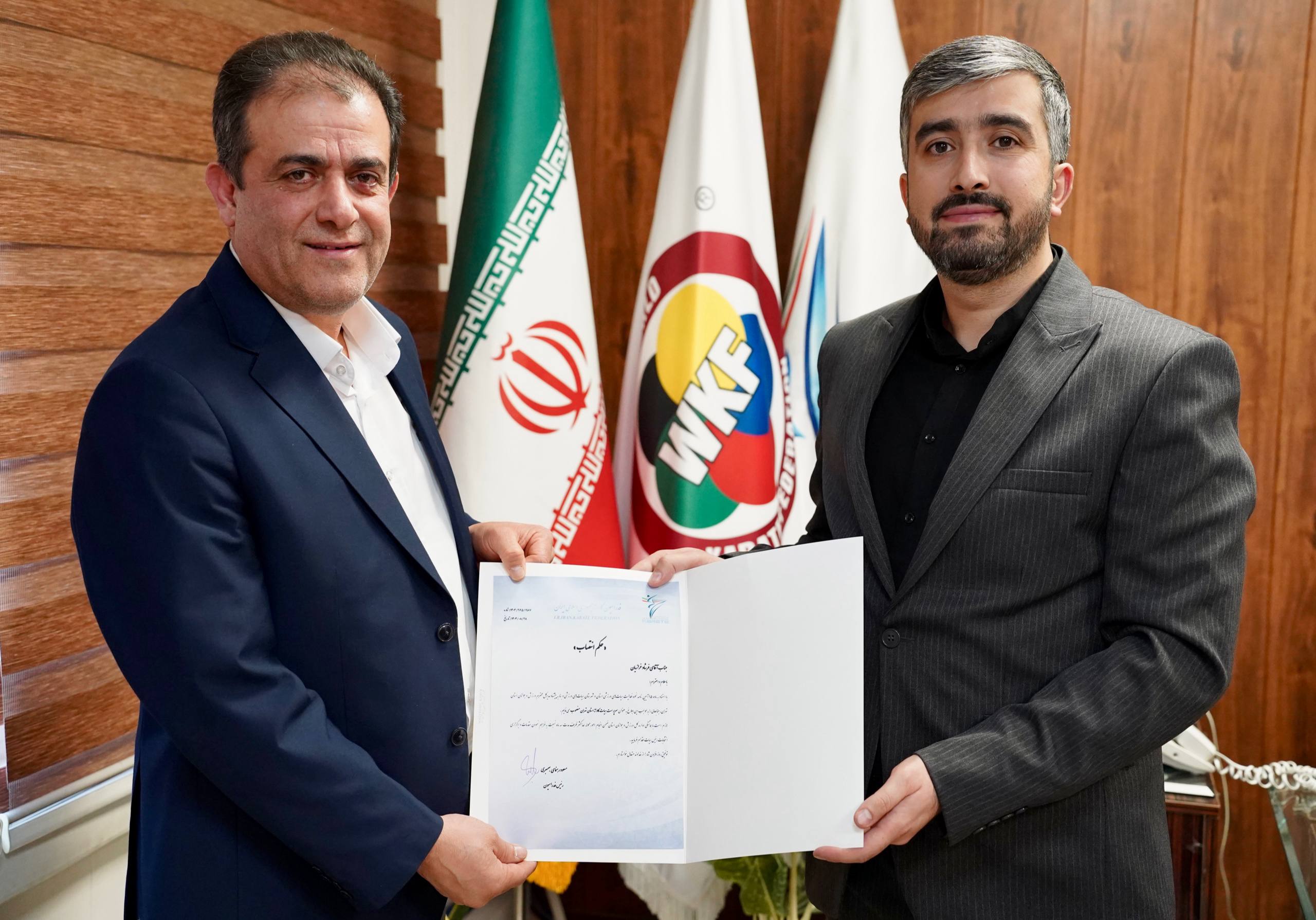 خرازيان سرپرست هيات كاراته استان تهران شد