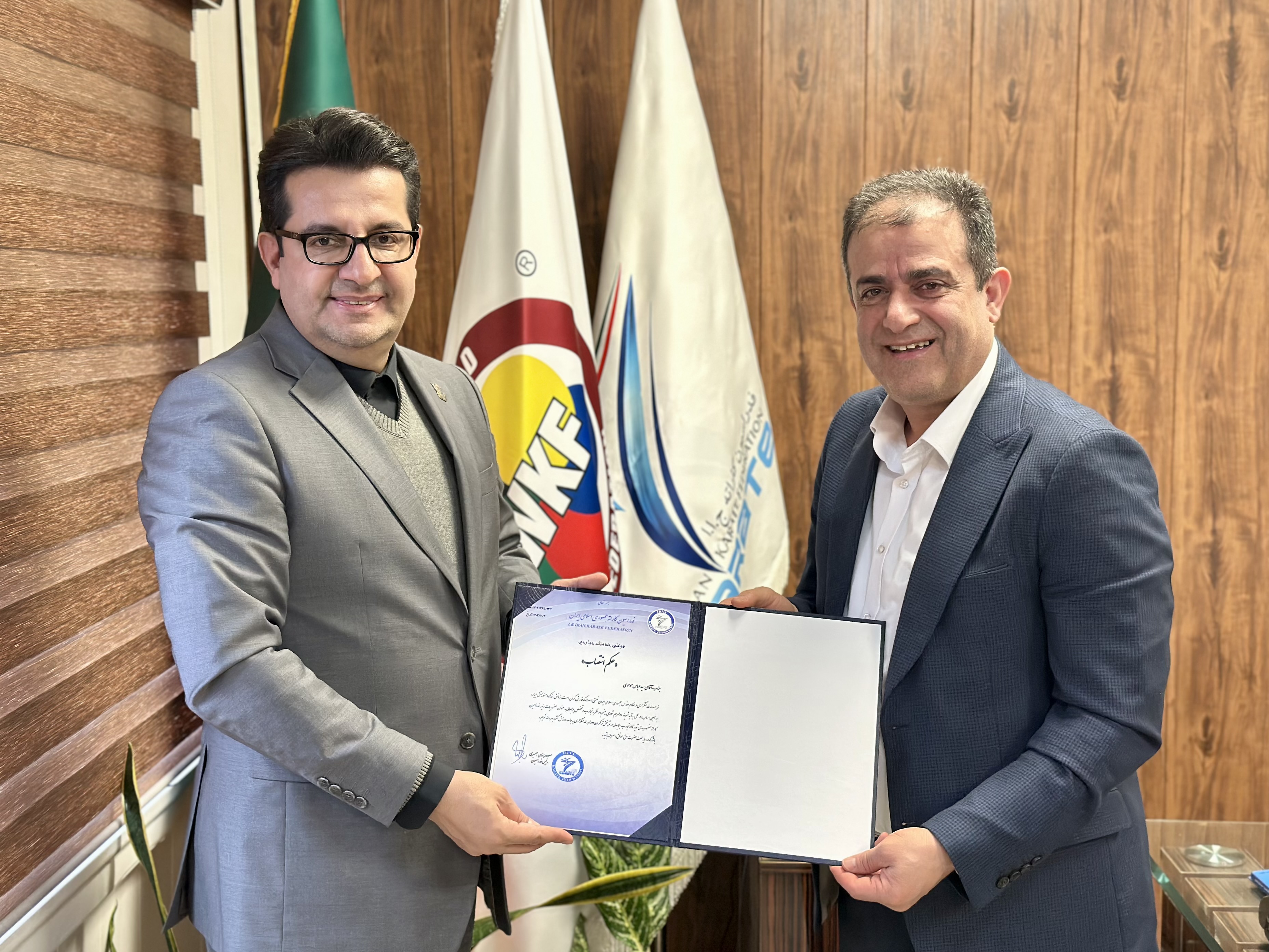 سيدعباس موسوي عضو هيات رئيسه فدراسيون كاراته شد