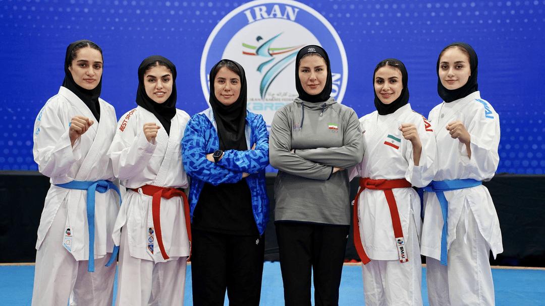 بانوان كاراته ايران با شكار سامورايي‌ها طلايي شدند