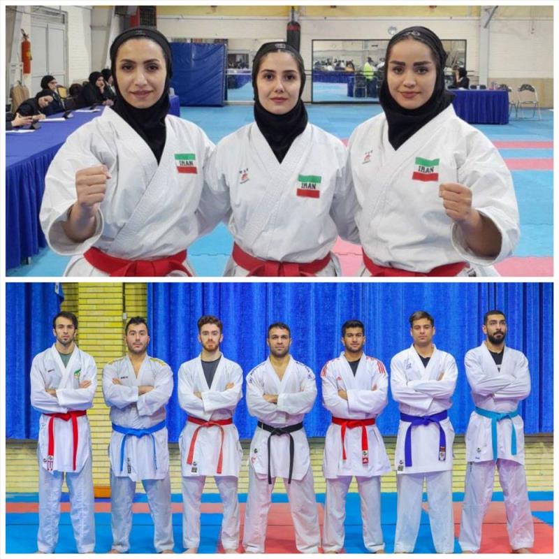 كوميته تيمي مردان و كاتاي تيمي بانوان راهي ديدار فينال شدند/ تعداد مدالهاي ايران به عدد ۳۲ رسيد