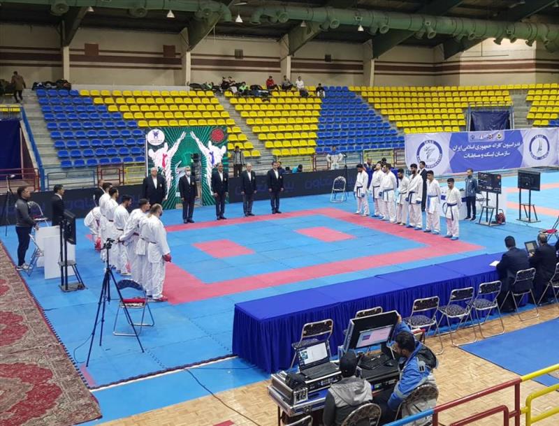 ادامه صدرنشيني بيمه تعاون در هفته چهارم سوپر ليگ كاراته آقايان