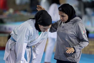 تمرينات مشترك تيم ملي كاراته بانوان با روسيه 