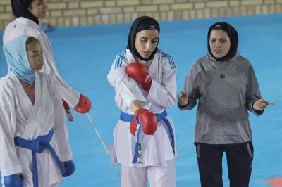 تمرينات مشترك تيم ملي كاراته بانوان با روسيه 