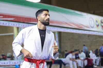 تمرينات مشترك تيم ملي كاراته مردان ايران با روسيه