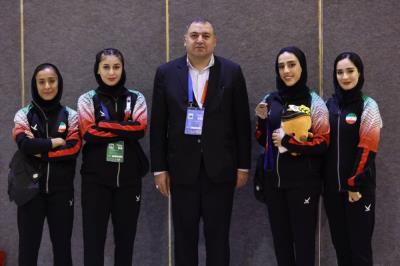 مراسم توزيع مدالهاي روز اول مسابقات قهرماني آسيا 2023