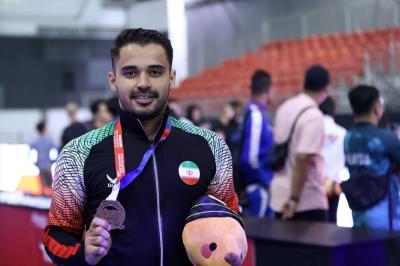 مراسم توزيع مدالهاي روز اول مسابقات قهرماني آسيا 2023