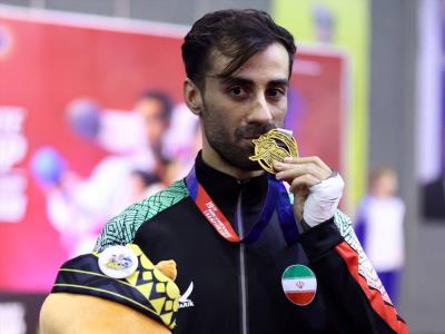 مراسم توزيع مدالهاي روز اول مسابقات قهرماني آسيا 2023