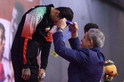 مراسم توزيع مدالهاي روز اول مسابقات قهرماني آسيا 2023