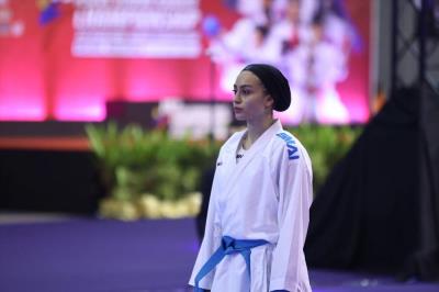 مبارزات مبينا حيدري در مسابقات قهرماني آسيا 2023