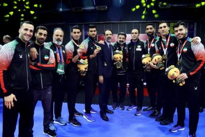 مراسم توزيع مدالهاي روز پاياني مسابقات قهرماني آسيا 2023