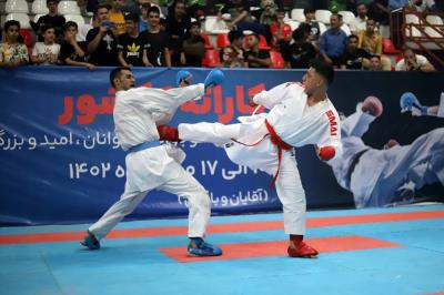 مرحله اول مسابقات كاراته وان 1402 به ميزباني كرمانشاه - 1