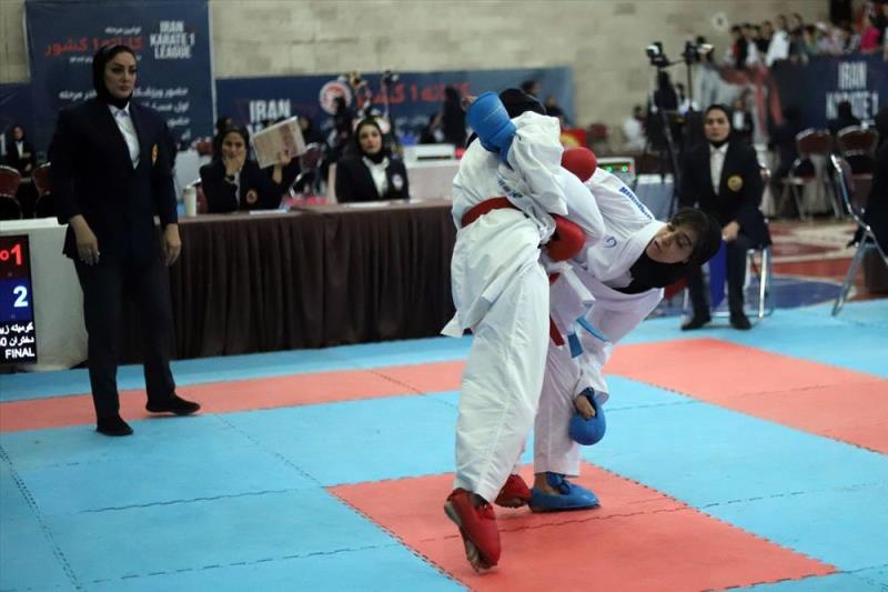 قهرماني تهران در ليگ كاراته وان دختران  كشور