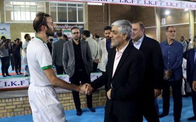بازديد سرپرست وزارت ورزش و رئيس كميته ملي المپيك از اردوي تيم ملي كاراته