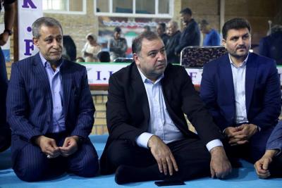 بازديد سرپرست وزارت ورزش و رئيس كميته ملي المپيك از اردوي تيم ملي كاراته