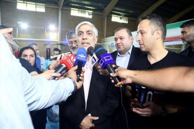 بازديد سرپرست وزارت ورزش و رئيس كميته ملي المپيك از اردوي تيم ملي كاراته