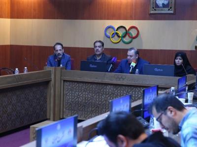 نشست خبري فدراسيون كاراته پيش از برگزاري بازيهاي آسيايي هانگژو