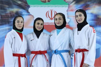 تيم ملي كاراته بانوان ايران در بازيهاي آسيايي 2022 هانگژو