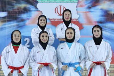 تيم ملي كاراته بانوان ايران در بازيهاي آسيايي 2022 هانگژو