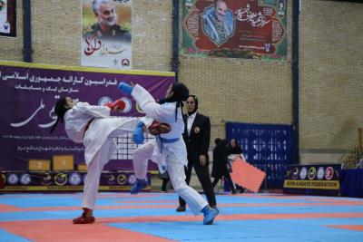 گزارش تصويري روز اول مسابقات انتخابي تيم ملي كاراته بانوان   
