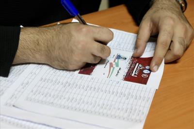 گزارش تصويري از پذيرش و وزن كشي و چيدمان سالن برگزاري مسابقات كاراته وان