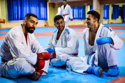 تمرينات تيم ملي كاراته آقايان پيش از اعزام به جام جهاني كاراته