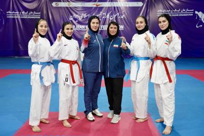 تمرينات ملي پوشان بانوان كاراته كشورمان پيش از اعزام به رقابت هاي قهرماني جهان