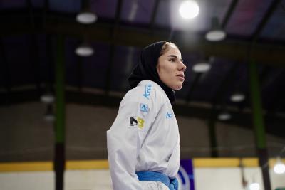 تمرينات ملي پوشان بانوان كاراته كشورمان پيش از اعزام به رقابت هاي قهرماني جهان