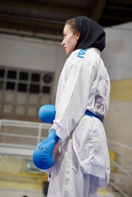 تمرينات ملي پوشان بانوان كاراته كشورمان پيش از اعزام به رقابت هاي قهرماني جهان