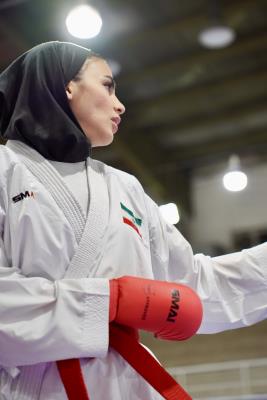 تمرينات ملي پوشان بانوان كاراته كشورمان پيش از اعزام به رقابت هاي قهرماني جهان