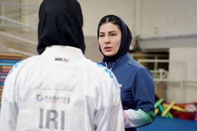 تمرينات ملي پوشان بانوان كاراته كشورمان پيش از اعزام به رقابت هاي قهرماني جهان