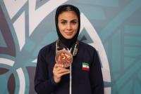 مدال برنز سارا بهمنيار در رقابت هاي قهرماني جهان