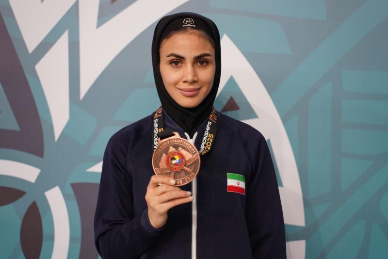 مدال برنز سارا بهمنيار در رقابت هاي قهرماني جهان