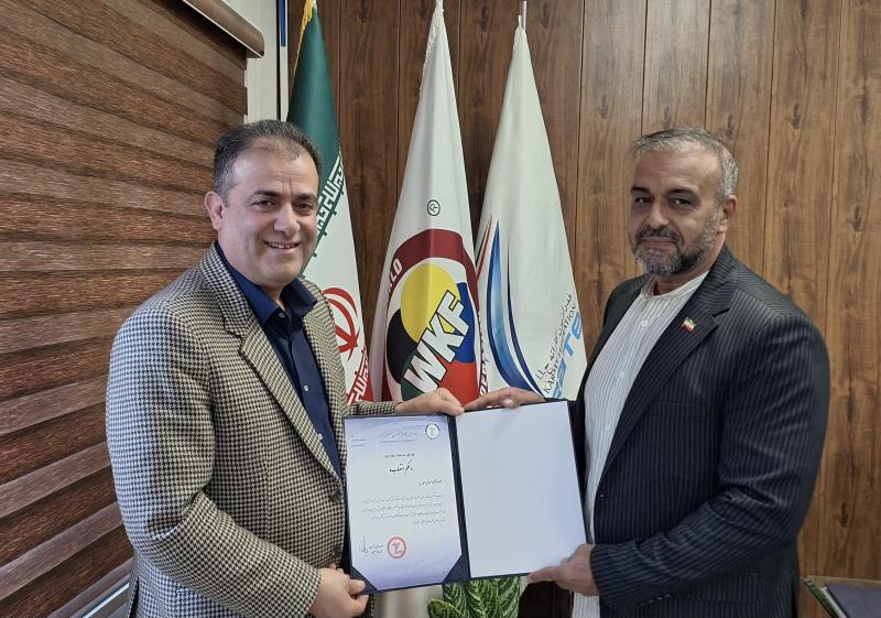 سروش نيا رئيس كميته مربيان فدراسيون كاراته شد 