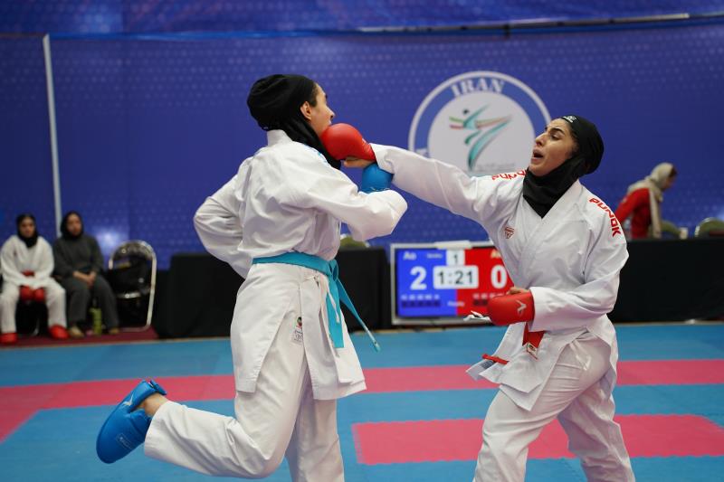 صعود نفرات برتر به مرحله دوم انتخابي تيم ملي كاراته بانوان