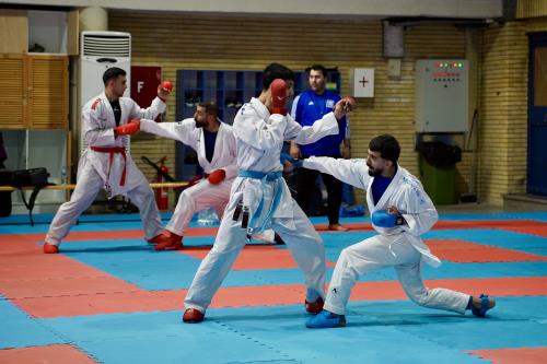 مرحله اول اردوی تیم ملی کاراته آقایان