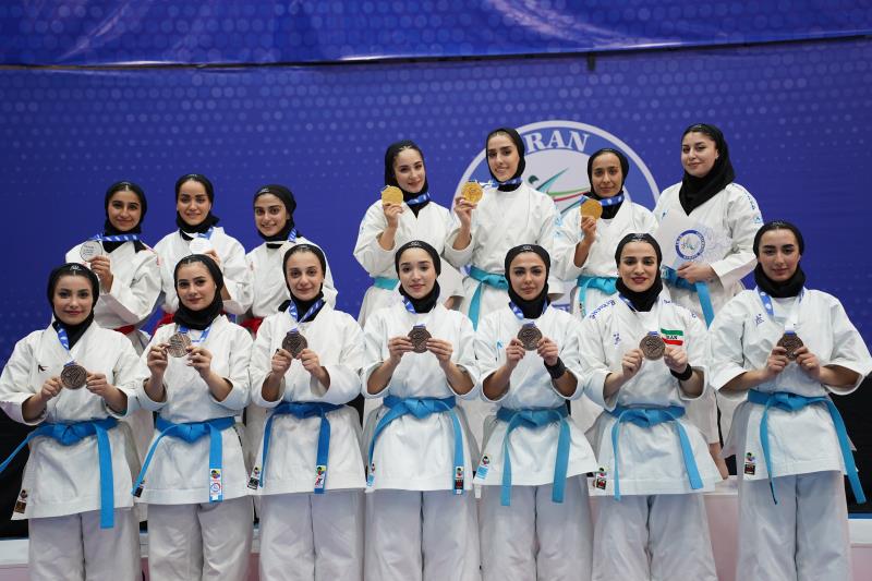 پايان رقابت‌هاي انتخابي تيم ملي كاتاي تيمي بانوان با معرفي تيم‌هاي برتر