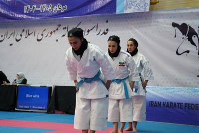 مسابقات قهرماني كشور، انتخابي تيم ملي كاتاي تيمي بانوان