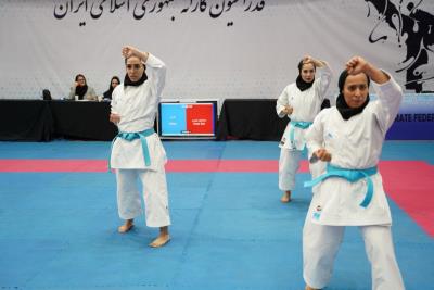 مسابقات قهرماني كشور، انتخابي تيم ملي كاتاي تيمي بانوان