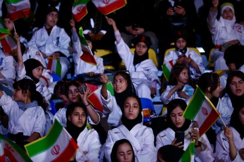 حضور پر شور خانواده کاراته در  گردهمایی بزرگ اقتدار ورزش کشور 