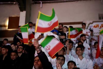 حضور پر شور خانواده كاراته در  گردهمايي بزرگ اقتدار ورزش كشور 