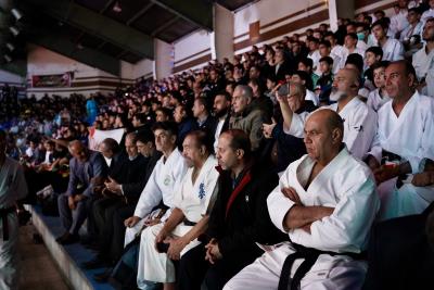 حضور پر شور خانواده كاراته در  گردهمايي بزرگ اقتدار ورزش كشور 