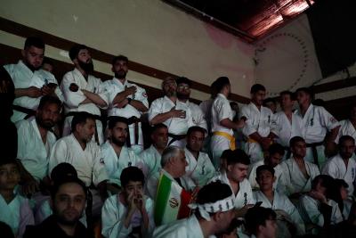 حضور پر شور خانواده كاراته در  گردهمايي بزرگ اقتدار ورزش كشور 