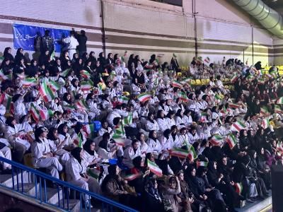 حضور پر شور خانواده كاراته در  گردهمايي بزرگ اقتدار ورزش كشور 