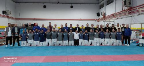 رئیس و نایب رئیس فدراسیون در اردوی تیم ملی کاراته 