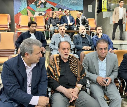 حضور نایب رئیس مجلس شورای اسلامی در محل برگزاری انتخابی تیم ملی کاراته