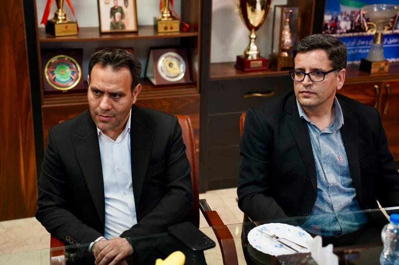 ديدار مديركل ورزش و جوانان استان زنجان با مسعود رهنما 